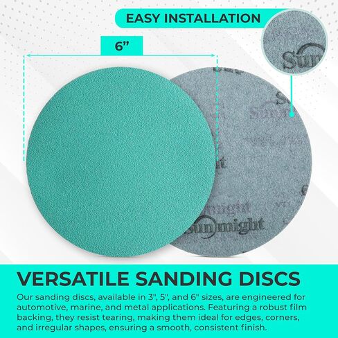 Sunmight Film 3" 2000G Grip No Hole Disc, 54223, 50 Discs in Saudi Arabia