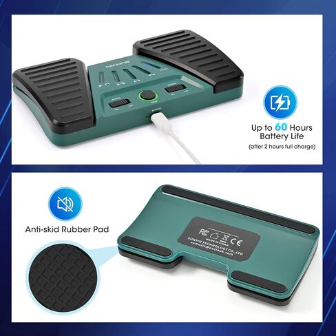 Wireless Page Turner Pedal Buletooth Foot Pedal Music Page Turner Pedal for Phones Ipad Tablets Phone Rechargeable Hands-Free Page Turner Pedal Anti-slip（orange) in Saudi Arabia