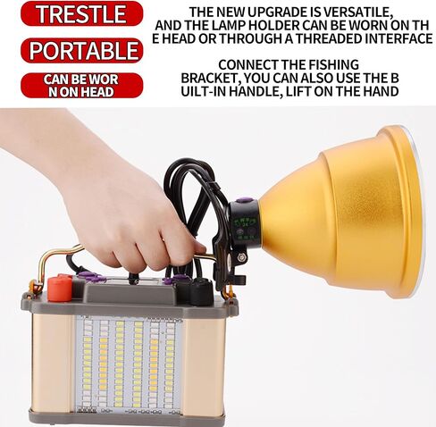 PINSAI Coon Hunting Lights High Power LED Headlamp Super Bright High Lumens 22000mAh Rechargeable Headlight Waterproof Head Spotlight Torch for Fishing Camping in Saudi Arabia