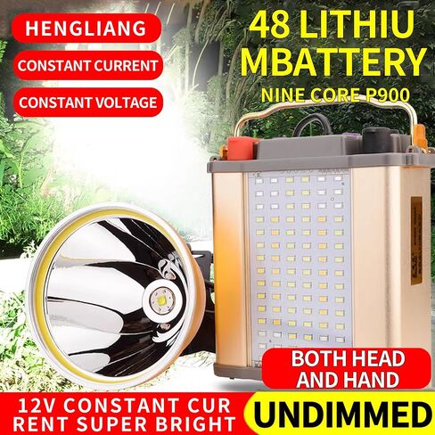 PINSAI Coon Hunting Lights High Power LED Headlamp Super Bright High Lumens 22000mAh Rechargeable Headlight Waterproof Head Spotlight Torch for Fishing Camping in Saudi Arabia