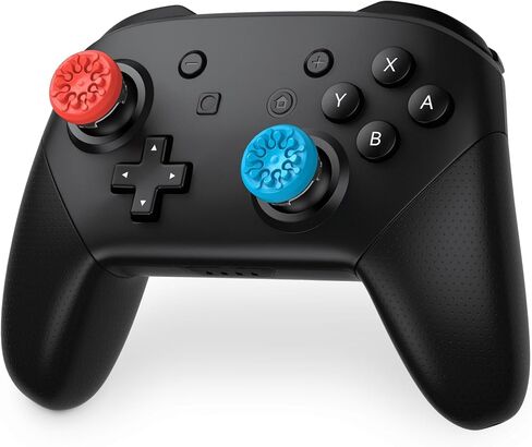 KontrolFreek Splash Performance Thumbsticks for Nintendo Switch Joy-Con Controller | Concave | Blue/Red in Kuwait