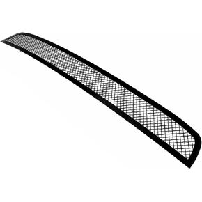 APS Premium Stainless Steel Black Mesh Grille Insert Compatible with Nissan Frontier 2005-2021 & 05-07 Pathfinder Lower Bumper N19-H33467N