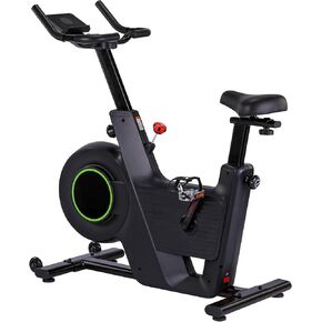 دراجة تمرين، دراجة ثابتة مع مقبض ذكي للمكوك، دراجة ركوب الدراجات الداخلية للتحكم الكهرومغناطيسي للمنزل مع تطبيق، دراجة دراجة مع حامل آيباد ووسادة مقعد، دولاب الموازنة الخلفي in Kuwait