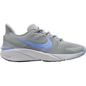 حذاء الجري Star Runner 4 للأطفال من Nike، باللون الأزرق المخضر السديم/الأرجواني كوزموس