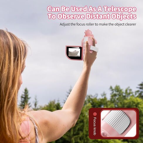 Microscope for Kids - 1080P Handheld Digital Microscope Portable Pocket 500X with 8 LED Lights 2'' LCD Screen Educational Science Christmas Birthday Gifts for Age 3 4 5 6 7 8 Girls Boys Purple in Saudi Arabia