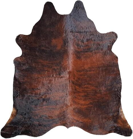 Genuine Brindle Cowhide Rug Large Size 6 x 7-8 ft. 180 x 240 cm in Saudi Arabia