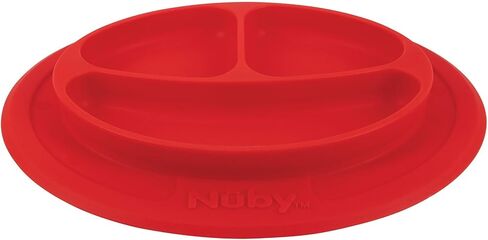 لوحة Nuby Sure Grip Miracle Mat المكونة من قسمين - لوحة شفط للأطفال الصغار - 6 أشهر فما فوق - أكوا in Kuwait