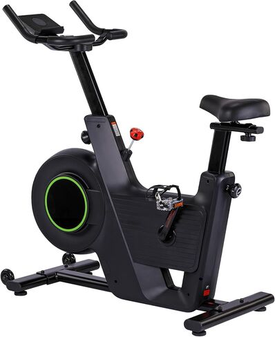 دراجة تمرين، دراجة ثابتة مع مقبض ذكي للمكوك، دراجة ركوب الدراجات الداخلية للتحكم الكهرومغناطيسي للمنزل مع تطبيق، دراجة دراجة مع حامل آيباد ووسادة مقعد، دولاب الموازنة الخلفي in Kuwait