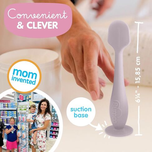 Diaper Cream Spatula - BPA-Free Diaper Bag Essentials, Soft Butt Spatula Baby, Mom-Invented Butt Paste Spatula, Bumco Diaper Cream Spatula, Flexible Diaper Cream Applicator, Bumco Baby Bum Brush in Saudi Arabia