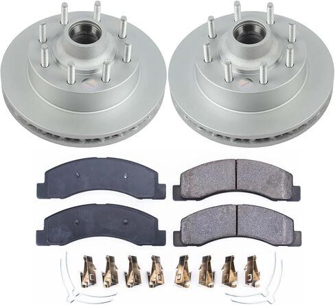 Power Stop KOE1392 Autospecialty Front Replacement Brake Kit-OE Brake Rotors & Ceramic Brake Pads in Saudi Arabia
