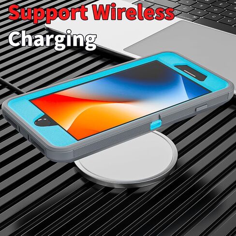 Co-Goldguard for iPhone 8 Plus Case for iPhone 7 Plus Case with Screen Protector [Shockproof] [Dropproof] [Dust-Proof] 3 Layers Heavy Duty Protection Phone Cover for iPhone 8 Plus & 7 Plus 5.5,Black in Saudi Arabia