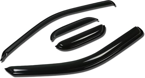Auto Dynasty Tape-On Window Visor Deflector Rain Guard Compatible with Chevy S10 Blazer GMC Jimmy Sonoma 1994-2005, 2 Pieces-Set in Saudi Arabia
