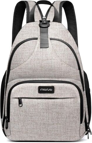 MOSISO Camera Bag Sling Backpack, DSLR/SLR/Mirrorless Photography Waterproof Camera Case Crossbody Shoulder Bag with Tripod Holder&Rain Cover&Shoulder Straps Compatible with Canon/Nikon/Sony, Black in Kuwait