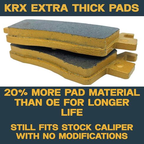 Kawasaki KRX/KRX4 1000 2020-2024 Ceramic Brake Pad Set Front & Rear (OE Size) in Kuwait