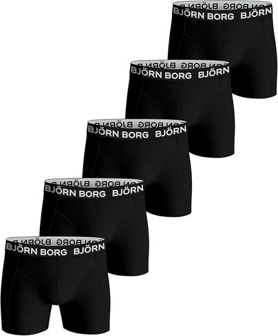 Björn Borg | Bjorn Borg Cotton Stretch Boxer 5P, Boxer Briefs for Men, Multi-Packs Available in Saudi Arabia