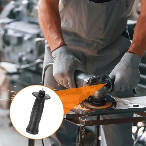 HARFINGTON 3pcs Angle Grinder Side Handle 10mm Thread 102mm Length Plastic Non-Slip Angle Grinder Handle Replacement Auxiliary Sander Handle Tool in Saudi Arabia