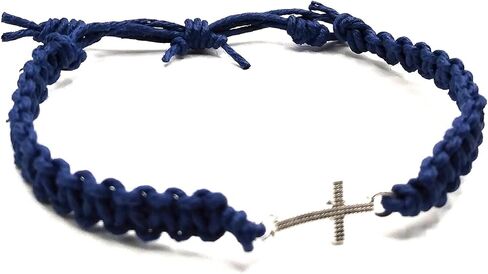 Cross Charm Hemp Bracelet Christian Religious Camo Camouflage Adjustable Cord for Men Women Teen Girls Handmade Beach Hemp Jewelry in Saudi Arabia