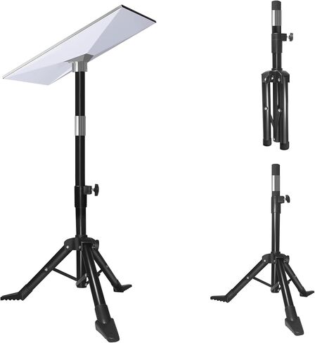 Starlink Gen 3 Tripod Stand, Adjustable Heavy-Duty Mount, Supports Gen 3/V4 and Standard Kickstand Dish, Height Adjustable from 2 to 4.5 Feet, Comes with Slide-In Pipe Adapter in Saudi Arabia