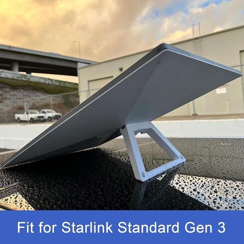 Starlink Gen 3 Tripod Stand, Adjustable Heavy-Duty Mount, Supports Gen 3/V4 and Standard Kickstand Dish, Height Adjustable from 2 to 4.5 Feet, Comes with Slide-In Pipe Adapter in Saudi Arabia