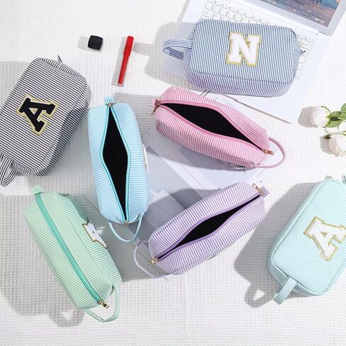 YOOLIFE Gifts for Teens Girls - 3 4 5 6 7 8 9 10 11 12 13 14 15 16 Year Old Girl Birthday Gifts, Teen Girl Gifts Trendy Stuff, Personalized Monogram Initial Makeup Bag, Travel Toiletry Pouch, Letter M in Saudi Arabia