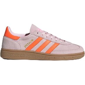 حذاء رياضي نسائي من adidas Handball Spezial، أخضر معدني/أبيض فاتح/صمغ، مقاس 6