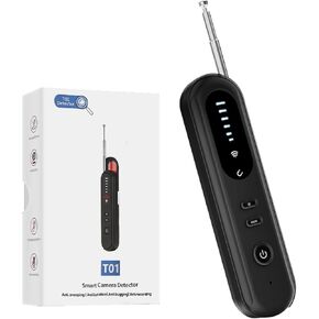 Hidden Camera Detectors, Mini Anti-Spy Camera Detector, Bug Detector, Listening Devices Detector, GPS Tracker Finder for Home, Car, Office, Hotel, Travel (Darkgrey)