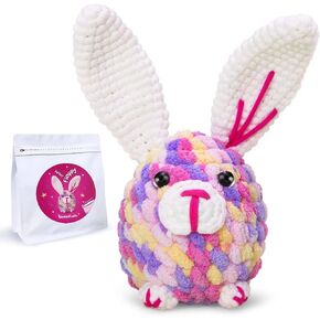 NestledCrafts Crochet Kit for Beginners Kids, Amigurumi Crochet Animal Kit, Easy Learn to Crochet with Step-by-Step Video Tutorials (PIPI) in Saudi Arabia