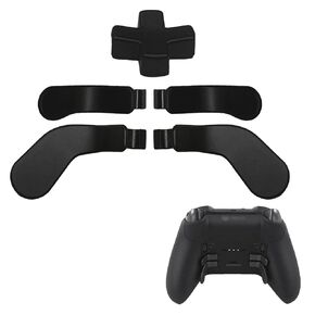 5 Pack Metal Paddles for Xbox Elite 2 Controller,Elite Series 2 D-Pads Replacement Parts for Xbox Controller Elite Series 2, Elite 2 Core Controller Accessories(Black)