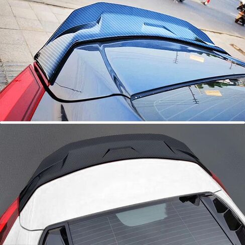 جناح سبويلر صندوق السيارة متوافق مع سبويلر خلفي لسيارة هوندا سيفيك الجيل العاشر سيدان 2016-2021، ألياف الكربون غمس مائي in Kuwait