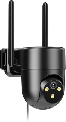 LIWAN 4G LTE Wired Cellular Security Camera Outdoor, No WiFi Needed, 24/7 Recording, 360° View, 2K Color Night Vision, Motion Tracking, 2-Way Talk, Built-in SIM Card and 32G Memory Card in Saudi Arabia