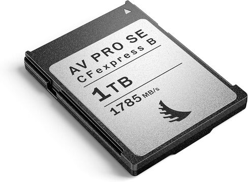 Angelbird - AV PRO CFexpress B SE - 1 تيرابايت - بطاقة ذاكرة CFexpress Type B - سعة شاملة - لإنتاج محتوى الفيديو والصور المتقدم - ما يصل إلى 12K+ RAW in Kuwait
