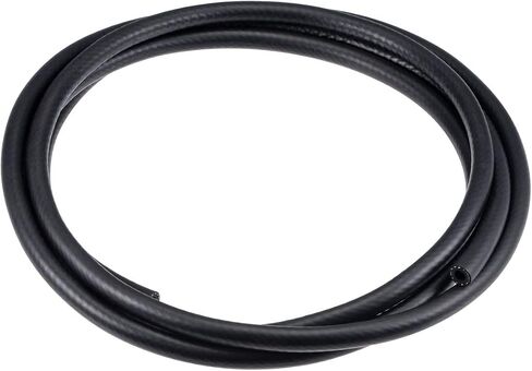 DMiotech 1/4 "ID 1/2" OD 3.3ft خط الوقود خرطوم نظام الوقود المطاطي خرطوم المحرك الأسود للغاز والديزل والوقود وزيت المحرك والهيدروليكي in Saudi Arabia
