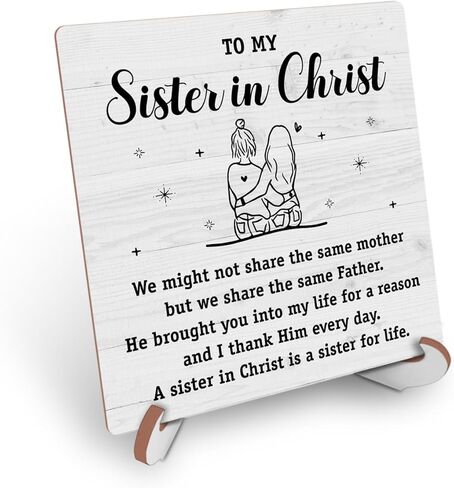 Inspirational Christian Desk Decor Wood Sign Religious Bible Verse Decorative Plaque with Wood Stand for Christian Home Bedroom Girls Women Room Office Shelf Table Decor in Saudi Arabia
