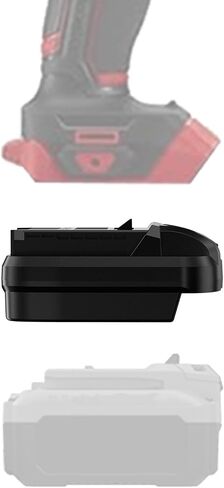 Battery Adapter for Hitachi 18V Battery & for Metabo HPT 18V Battery Cordless Tool Fit for DeWalt 20V Battery & for Milwaukee M18 18V Battery Use Convert for Metabo HPT 18V Slide Battery(Adapter Only) in Saudi Arabia