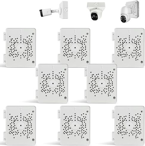 【PTZ/Bullet Camera Junction Box】 Universal Security Camera Junction Box IP Camera Mounting Brackets ABS Plastic Waterproof Hide Cable Boxes in Saudi Arabia