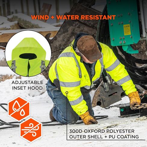 Ergodyne Standard Hi Vis Bomber Safety Jacket in Saudi Arabia