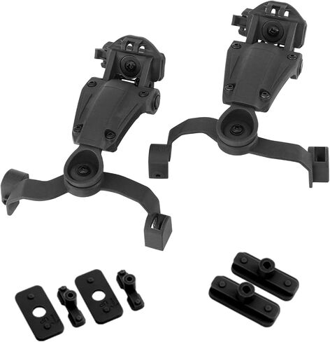 Tactical Earmuffs Helmet Rail Adapter for MTEK Rail/ARC Rail/Wendy 2.0 3.0 Rail Helmet, for Walker's Razor Ear Muff (DE) in Kuwait