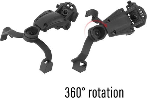 Tactical Earmuffs Helmet Rail Adapter for MTEK Rail/ARC Rail/Wendy 2.0 3.0 Rail Helmet, for Walker's Razor Ear Muff (DE) in Kuwait