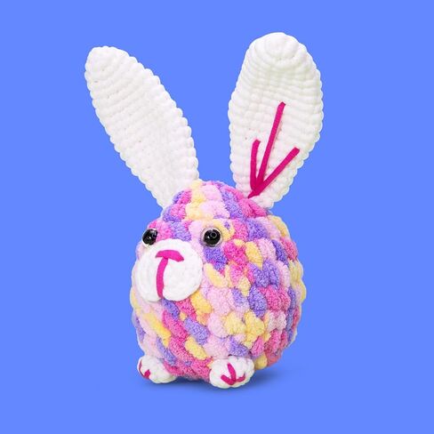 NestledCrafts Crochet Kit for Beginners Kids, Amigurumi Crochet Animal Kit, Easy Learn to Crochet with Step-by-Step Video Tutorials (PIPI) in Saudi Arabia