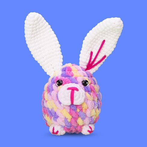NestledCrafts Crochet Kit for Beginners Kids, Amigurumi Crochet Animal Kit, Easy Learn to Crochet with Step-by-Step Video Tutorials (PIPI) in Saudi Arabia