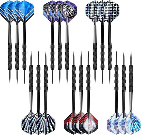 Accmor Steel Tip Darts, Professional Metal Darts, Darts Metal Tip Set, Metal Darts for Dartboard,18 pcs in Kuwait