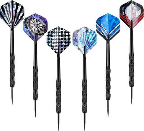 Accmor Steel Tip Darts, Professional Metal Darts, Darts Metal Tip Set, Metal Darts for Dartboard,18 pcs in Kuwait
