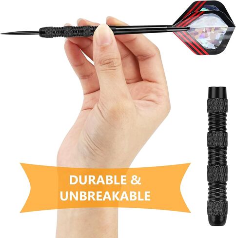 Accmor Steel Tip Darts, Professional Metal Darts, Darts Metal Tip Set, Metal Darts for Dartboard,18 pcs in Kuwait