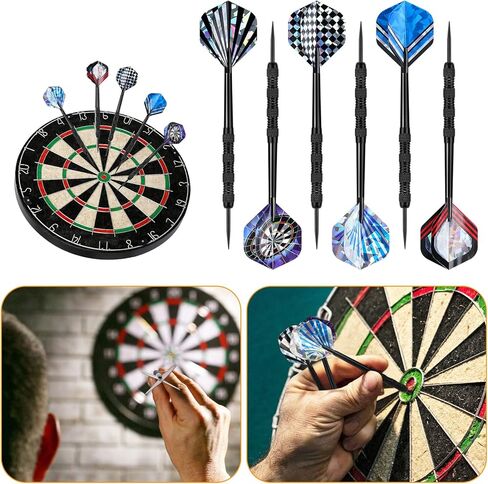 Accmor Steel Tip Darts, Professional Metal Darts, Darts Metal Tip Set, Metal Darts for Dartboard,18 pcs in Kuwait