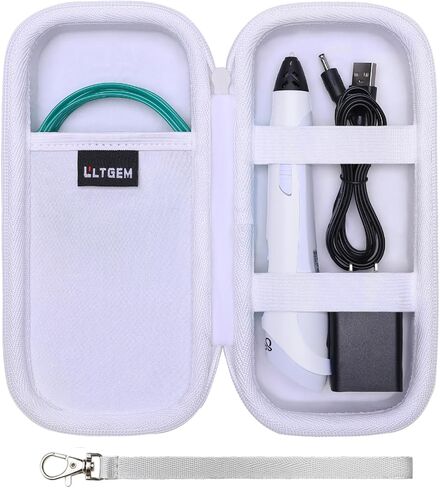 LTGEM Hard Travel Carrying Case for SCRIB3D P1 / Advanced 3D Printing Pen and Filament(Inside: 7.9" x 3.2" x 1"), Case Only in Saudi Arabia