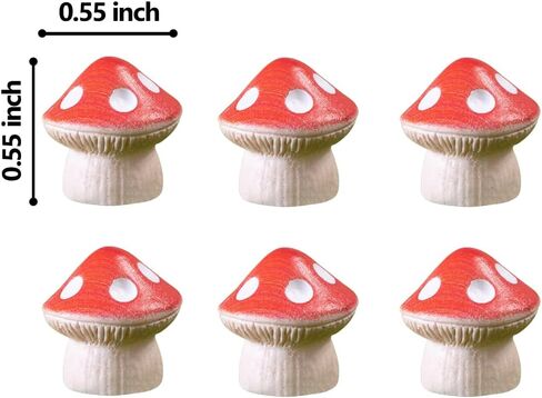 Door Hinge Heads Decorative Topper - Hinge Head Mushroom - Magnetic Hinge Head Trinket - Hinge Pin Topper Miniature (Original, Set of 6) in Saudi Arabia