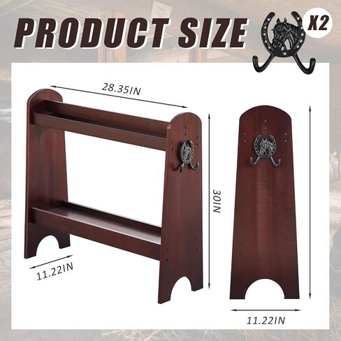 Pine Wood Saddle Rack Saddle Stand for English and Western Saddles Horse Tack Organizers Horse Supplies Accessories Equipment for Displaying Trophy Saddles at Home in Saudi Arabia