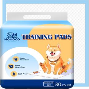 MoMoCo Pet Pee Pads Pink Puppy Pads 23"x23"-100 Count, Pee Pads for Dogs Potty Training Super Absorbent & Leak-Proof, 6-Layer Wee Wee Pads for Dogs Training Pads for Puppies ,Dogs ,Cats,Rabbits