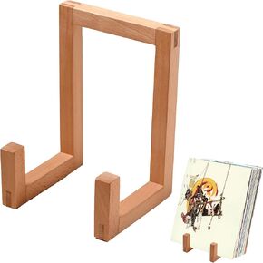 Record Holder, Wooden Vinyl Record Storage, Wood Album Holders for Vinyl Records