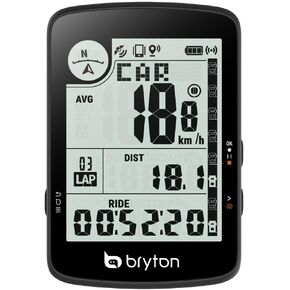Bryton Rider 460 2.6 Inch LCD GPS Bike Computer Innovative Navigation Assistance, Compatible with E-Bike and Bike Radar, 32hrs Long Battery Life, Bluetooth ANT Waterproof